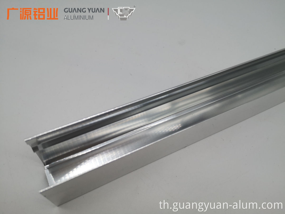 Guangyuan Aluminium Co., Ltd อลูมิเนียมขัดโปรไฟล์ U รูปร่างโปรไฟล์อลูมิเนียมโปรไฟล์อลูมิเนียมโปรไฟล์ guangyuan aluminum co., ltd polished aluminium profile U shape aluminum profile shower aluminium profile